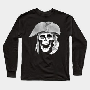 Captain skull Long Sleeve T-Shirt